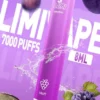 LIMI 7000口拋棄式電子煙｜3.5%尼古丁鹽 650mAh電池 LED發光設計 可充電式 台灣現貨