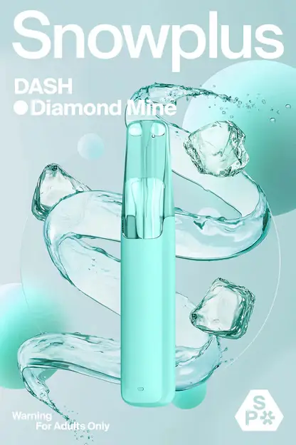 Snowplus DASH 4000口電子煙｜7.5ml大容量 3%尼古丁鹽 拋棄式電子煙 台灣現貨