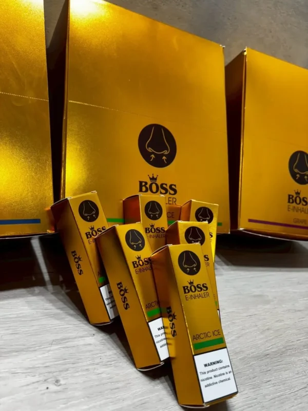 BOSS 泰國金磚鼻通器｜1000口霧化鼻吸棒 薄荷清新涼感 隨身便攜設計 日常醒神體驗 台灣現貨
