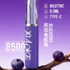 XIAOKE 梟客 8500口拋棄式電子煙｜3%尼古丁鹽配比 8.5ml儲油容量 Type-C充電設計 長效續航 台灣現貨
