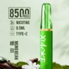 XIAOKE 梟客 8500口拋棄式電子煙｜3%尼古丁鹽配比 8.5ml儲油容量 Type-C充電設計 長效續航 台灣現貨