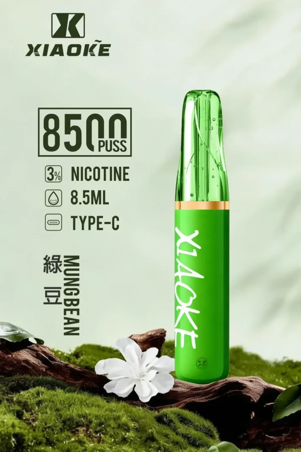 XIAOKE 梟客 8500口拋棄式電子煙｜3%尼古丁鹽配比 8.5ml儲油容量 Type-C充電設計 長效續航 台灣現貨