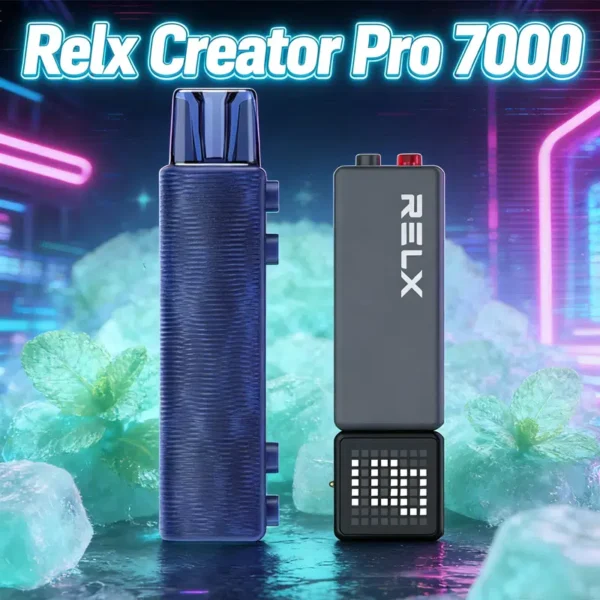 悦刻积木7000套装-5 RELX 悅刻 Creator積木 7000口拋棄式電子煙套裝|主機+煙彈入門組 6ml儲油倉 3%尼古丁鹽 綿密霧化口感 台灣現貨